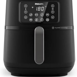 Philips Air Fryer 2000 Series ฟังก์ชัน 13-in-1 ความจุ 6.6 ควอร์ต ดีไซน์กะทัดรัดพร้อมหน้าต่างปรุงอาหาร